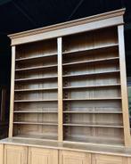 Hoge antieke eikenhouten boekenkast | Kloosterkast #2373, Ophalen of Verzenden