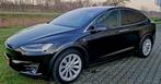 Tesla Model X 2017 Zwart met fabrieksgarantie batterij/motor, Auto's, Tesla, Automaat, Model X, Zwart, Leder en Stof