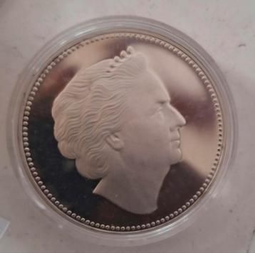 Wilhelmina herdenkings Munt beschikbaar voor biedingen