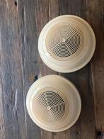 2x Vintage Japanse Panel Cone Speakers, Overige merken, Gebruikt, Ophalen of Verzenden, Minder dan 60 watt