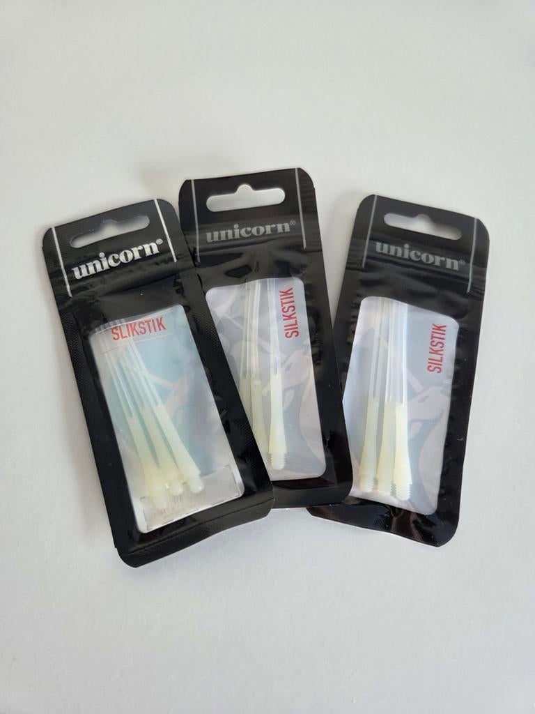 9x SlikStik dart shafts - Nieuwstaat!, Sport en Fitness, Darts, Verzenden, Zo goed als nieuw, Shafts