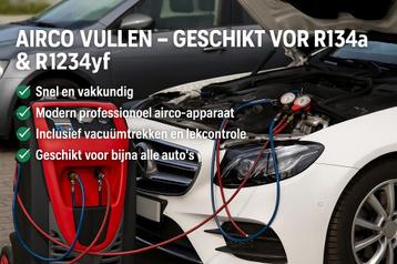Airco Vullen – Geschikt voor R134a & R1234yf – & Vakkundig! beschikbaar voor biedingen