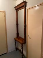 Antieke Staande Spiegel met Tafel, Ophalen, Rechthoekig, 50 tot 100 cm, 200 cm of meer