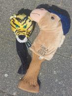 twee headcovers gebruikt. tijger kameel, Ophalen of Verzenden, Gebruikt, Overige typen, Overige merken