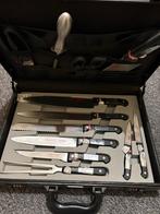 Berghof Messenset in Koffer - Professioneel, Gebruikt, Ophalen of Verzenden, Rvs of Chroom, Vaatwasserbestendig