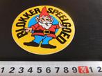 sticker BLOKKER Speelgoed kabouter, Verzamelen, Stickers, Ophalen, Zo goed als nieuw, Bedrijf of Vereniging
