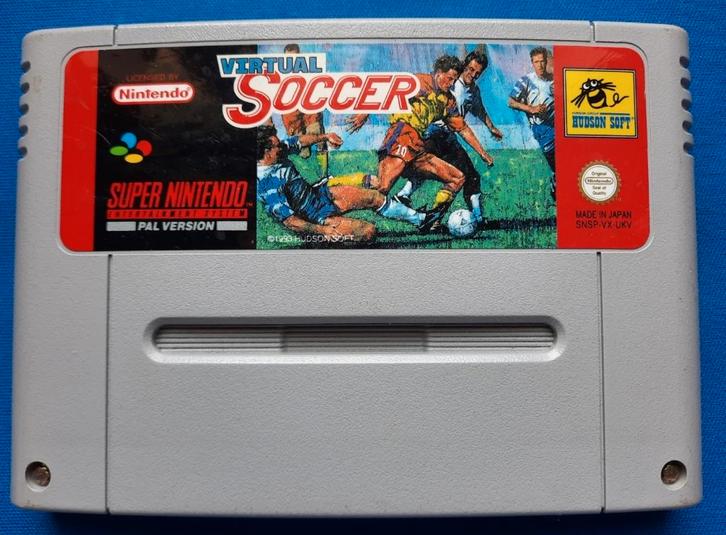 Virtual Soccer, Spelcomputers en Games, Games | Nintendo Super NES, Gebruikt, Sport, 1 speler, Vanaf 3 jaar, Ophalen of Verzenden