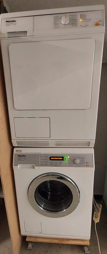 Miele wasmachien en droger, Witgoed en Apparatuur, Was-droogcombinaties, Zo goed als nieuw, 85 tot 90 cm, Ophalen