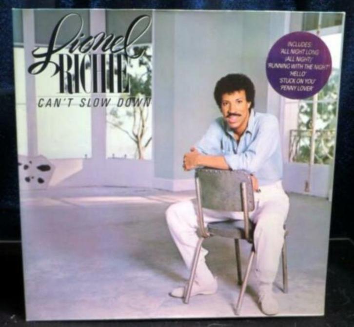 vinyl Lionel Richie can't slow down, Cd's en Dvd's, Vinyl | R&B en Soul, Gebruikt, Soul of Nu Soul, 1980 tot 2000, 12 inch, Ophalen of Verzenden