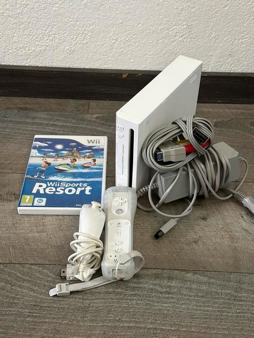 Nintendo Wii, Spelcomputers en Games, Spelcomputers | Nintendo Wii, Zo goed als nieuw, Met 1 controller, Ophalen of Verzenden