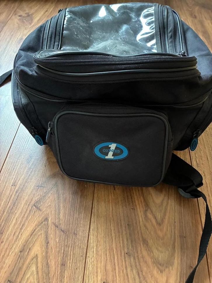 Oxford 1 Magnetische Tanktas - Compact & Handig, Motoren, Accessoires | Koffers en Tassen, Gebruikt, Ophalen of Verzenden