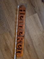 Houten heineken bord, Verzamelen, Biermerken, Ophalen of Verzenden, Gebruikt, Heineken