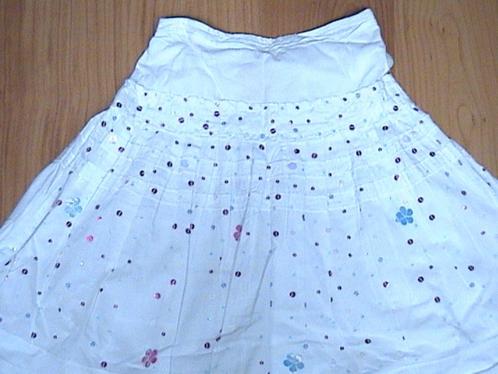 MIMPI - MIM PI geweldig mooie witte rok + roze en blauwe pai, Kinderen en Baby's, Kinderkleding | Maat 128, Gebruikt, Meisje, Jurk of Rok