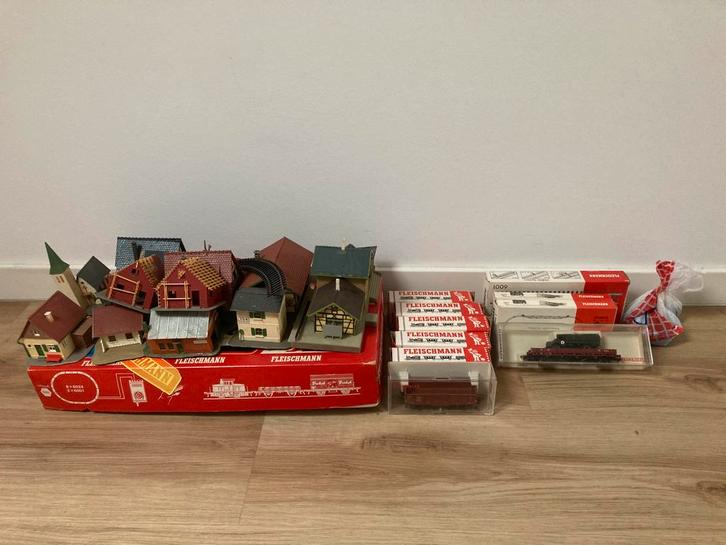 Fleischmann modelspoor verzameling, Hobby en Vrije tijd, Modeltreinen | H0, Gebruikt, Treinset, Gelijkstroom of Wisselstroom, Fleischmann