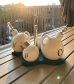 4-delige Olie/Vinaigrette en Kruiden Set, Ophalen of Verzenden, Gebruikt