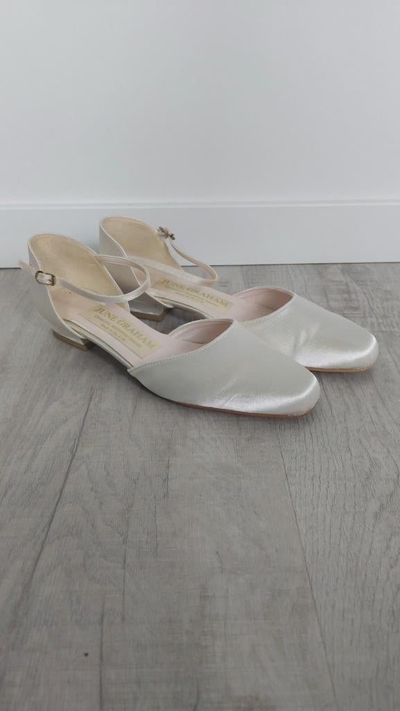 June Graham trouwschoenen maat 6 (39), Wit, Schoenen, June graham, Ophalen of Verzenden