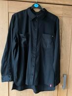 Nieuw=zwarte glanzende blouse =EDC/M lange mouwen, Ophalen of Verzenden, Nieuw, Maat 38/40 (M), Zwart