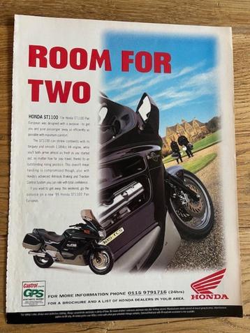 Honda ST1100 motor originele advertentie  beschikbaar voor biedingen