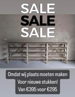 Vintage dressoir / sidetable / stellingkast / stoer en sober, 25 tot 50 cm, Zo goed als nieuw, Ophalen