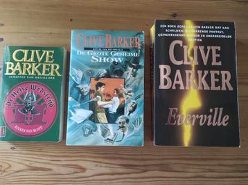 Clive Barker set van 3 boeken; Grote Geheime Show, Everville beschikbaar voor biedingen