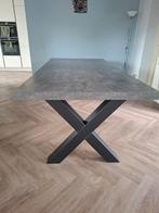 Eetkamertafel met massief blad (6cm): 110 x 230, Ophalen, 100 tot 150 cm, 200 cm of meer, Zo goed als nieuw