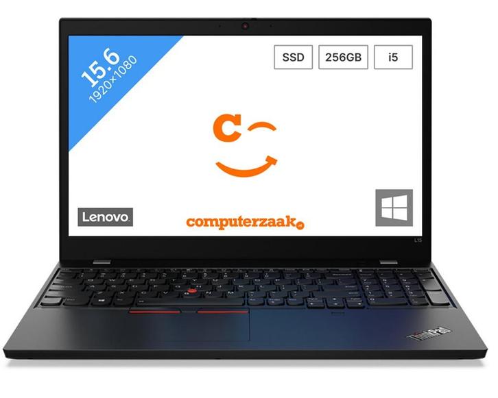 Lenovo ThinkPad L15 Gen 1/Intel Core i5 1.6GHz/8GB/256GB SSD, Computers en Software, Windows Laptops, Refurbished, 15 inch, SSD