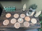 Indiase terracotta handwerk bloem kandelaar India, Huis en Inrichting, Woonaccessoires | Kandelaars en Kaarsen, Overige materialen