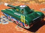 Mooie oude vintage militaria tank van blik 15,3 cm., Antiek en Kunst, Ophalen of Verzenden