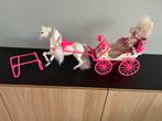 Barbie met paard en koets, Ophalen of Verzenden, Gebruikt, Barbie