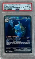 Psa 10 - Blastoise 200 Mew 151, Hobby en Vrije tijd, Verzamelkaartspellen | Pokémon, Ophalen, Zo goed als nieuw