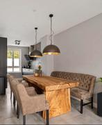 Unieke Suar boomstamtafel (200 cm), Huis en Inrichting, Tafels | Eettafels, Ophalen, 200 cm of meer, 50 tot 100 cm, Zo goed als nieuw