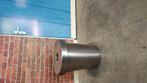 RVS vuilnisbak/ wasmand, Minder dan 55 cm, Metaal of Aluminium, Rond, Ophalen of Verzenden