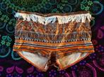 Leuke vintage zwembroek met franjes maat S nu 11,99€, Oranje, Ophalen of Verzenden, Vintage, Zwembroek of Short