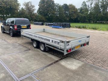 Hulco Medax 2 plateauwagen plateauaanhanger 402 x 202 cm  beschikbaar voor biedingen