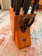 Zwilling Keuken Houten Messenblok Set Keukenmessen 8-delig, Ophalen of Verzenden, Gebruikt