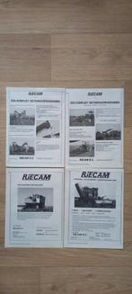 R 1: RIECAM  bietenrooiers advertenties., Ophalen of Verzenden, Zo goed als nieuw
