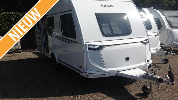 Knaus Sudwind Black Selection 460 EU, Caravans en Kamperen, Caravans, tot en met 4, Standaardzit, Knaus, 2 aparte bedden, Overige typen