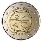2 Euro Cyprus 2009 -10 jaar EMU - UNC, Postzegels en Munten, Munten | Europa | Euromunten, 2 euro, Losse munt, Verzenden, Cyprus