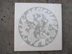 14m2 vintage wandtegels wit/grijs Richard Ginori 10.8x10.8cm