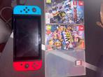 Nintendo switch defect opladerport, Spelcomputers en Games, Ophalen, Niet werkend, Met 2 controllers, Switch Original