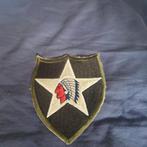 US 2nd Infantry Division Patch (Early Model) (Indian Head), Verzamelen, Militaria | Tweede Wereldoorlog, Ophalen of Verzenden