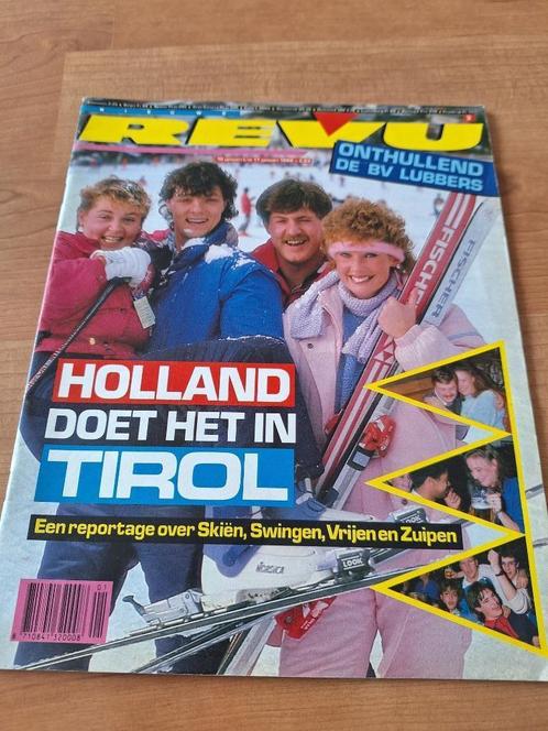 Revu 1986 Centerfold Rowan Moore Sex Pistols Dee C. Lee, Verzamelen, Tijdschriften, Kranten en Knipsels, Tijdschrift, Nederland