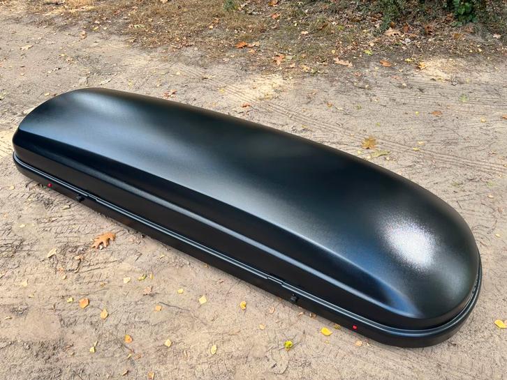 1x gebruikt ZGAN Volkswagen / Kamei 460 ltr. Dakkoffer Zwart, Auto diversen, Dakkoffers, Zo goed als nieuw, Ophalen