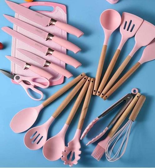 Keukengerei Non Stick Silicone 19pcs Nieuw €24.50, Huis en Inrichting, Keuken | Keukenbenodigdheden, Nieuw, Ophalen of Verzenden