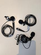Mipro MU-53L 10mm revers/dasspeld microfoon 3 stuks, Ophalen of Verzenden, Zo goed als nieuw