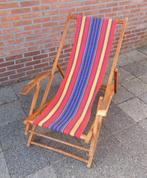 Vintage strandstoel ., Ophalen, Gebruikt, Hout