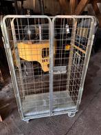 Rolcontainer met deurtjes, Doe-het-zelf en Verbouw, Transportwagens, Ophalen, Zo goed als nieuw, Transportkar