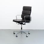 4x Vitra Eames EA219 Bureaustoel Softpad Zwart - Chroom, Huis en Inrichting, Niet ingevuld, Bruin, Niet ingevuld, Ophalen of Verzenden