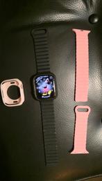 Apple Watch Series 8 45mm + Extra Bandjes prima staat, Gebruikt, Zwart, IOS, Ophalen of Verzenden