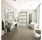 Saniclear Nero Inloopdouche 120x200cm - Zwart Profiel, Ophalen of Verzenden, Nieuw, Met douche